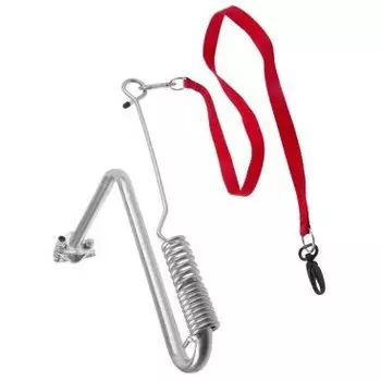 Крепление поводок M-Wave для велопрогулок с собакой оцинкованная сталь, подседельному штырю/трубе, 5-640104