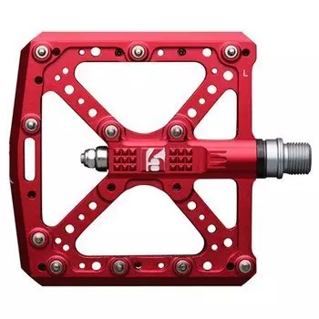 Педали велосипедные HT KA01, красный, KA01107101