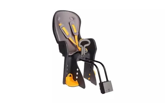 Кресло велосипедное TRIX, детское, заднее, на подсидельную трубу, пластик, черное, BC-TX-9x1-0-NA