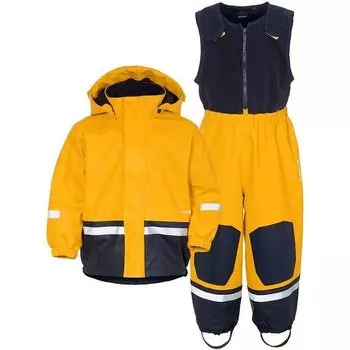 Комбинезон детский DIDRIKSONS BOARDMAN KID'S SET, пшеничный желтый, 503968