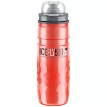 Фляга велосипедная ELITE Fly ICE, 500 мл, термо, красный, EL0160804