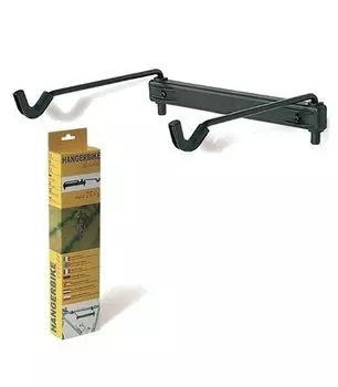 Крюк на стену BELLELLI, складной, для подвешивания велосипеда за верхнюю трубу рамы, черный, 01HGBS061001