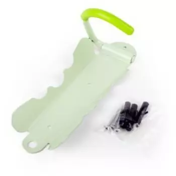 Крюк Vinca Sport стальной для хранения велосипеда, за колесо, крюк 90мм, зеленый, РФ, HUK 02 green