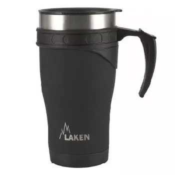 Кружка Laken 1710.05, термокрышка, черный, 0.5л