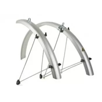 Крылья AUTHOR AXP-53, 28"х53 мм, с усами, серебристые, металлопластик, 8-16100510