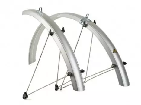 Крылья AUTHOR AXP-53, 28"х53 мм, с усами, серебристые, металлопластик, 8-16100510