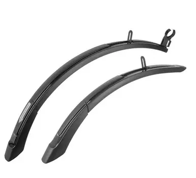 Крылья M-WAVE MUD MAX (перед.+зад.) 20"-24" 55 мм, переднее 540-570мм, заднее 440-510мм, черные, 5-385138