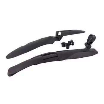 Крылья (переднее + заднее) Vinca Sport с регулировкой длины заднего крыла 24"-28", черные HN 08