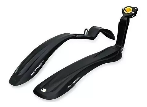 Крылья Simpla Raptor 3 PRO - комплект крыльев для велосипедов с улучшенным креплением ADHD, 24”-28”, черные, RA428919