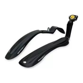 Крылья Simpla Raptor 3 PRO - комплект крыльев для велосипедов с улучшенным креплением ADHD, 24”-28”, черные, RA428919