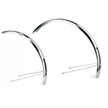 Крылья TRIX, 28"х50мм, комплект, полноразмерные, хромированные, HD-1, FD-TX-S28-0-SH