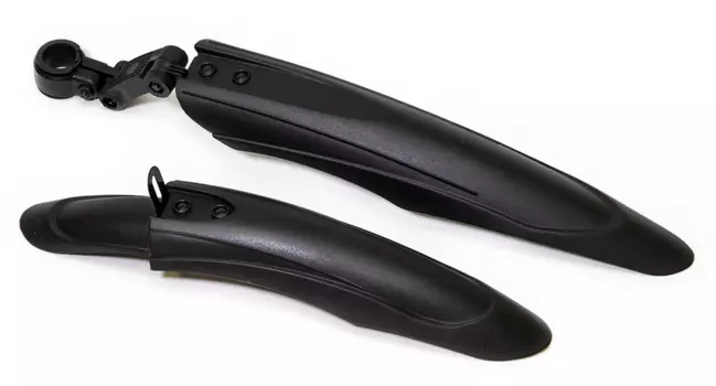 Крылья TRIX, комплект, 20", пластик, для детских велосипедов, ширина 55 мм, черные, XGNB-032
