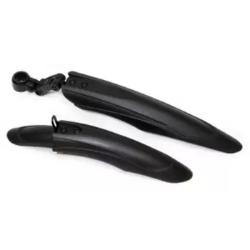 Крылья TRIX, комплект, 20", пластик, для детских велосипедов, ширина 55 мм, черные, XGNB-032