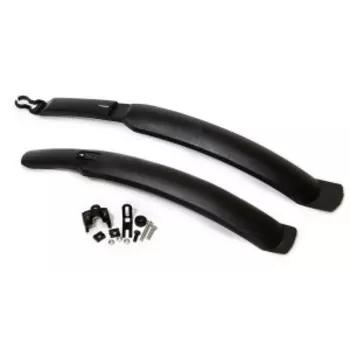 Крылья TRIX, комплект, 24"-26", пластик, ширина 65 мм, черные, XGNB-029-1