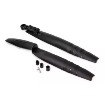 Крылья TRIX, комплект, 24"-26", пластик, ширина 70 мм, черные, XGNB-012