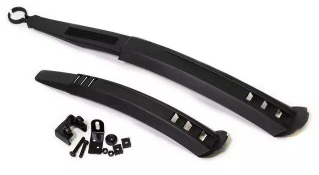 Крылья TRIX, комплект, 24", пластик, ширина 65 мм, черные, XGNB-020