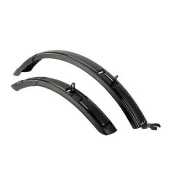 Крылья велосипедные AUTHOR AXP-City 51, 27.5-29"х51мм, пластик, раздвижные, с усами, черные, 8-16100535