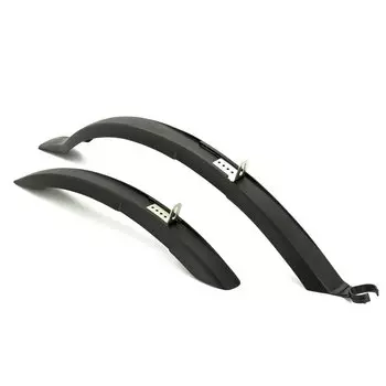 Крылья велосипедные AUTHOR Mudguards AXP-02 X24, 24"-29", ширина 58мм, комплект, пластик, черные, 8-16061603