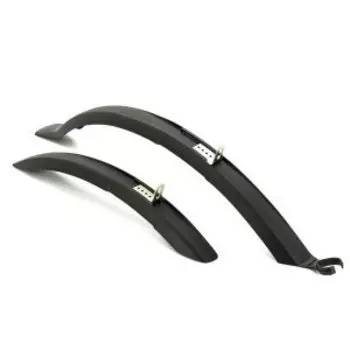 Крылья велосипедные AUTHOR Mudguards AXP-02 X24, 24"-29", ширина 58мм, комплект, пластик, черные, 8-16061603