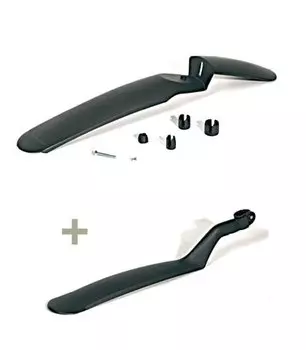 Крылья велосипедные BELLELLI 26" (двухподвес, хардтейл), черный, 01MDG17013