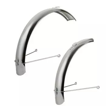 Крылья велосипедные Forward 20", комплект, полноразмерные, хром, FM-01520