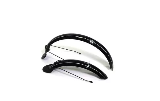 Крылья велосипедные Forward 20", комплект, углепластик, черный, QZ-81720