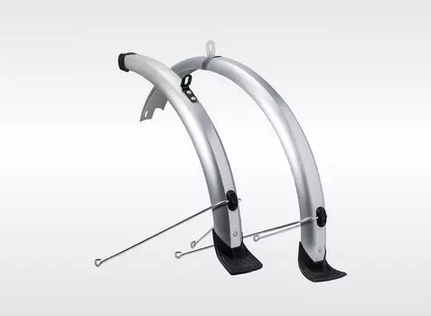 Крылья велосипедные Forward 20", комплект, углепластик, серебристый, FWD3112001-1Х