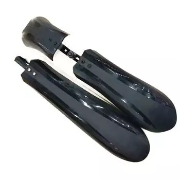 Крылья велосипедные Forward (фэт/полуфэт), 24"-26", комплект, широкие, черный, XGNB062-5