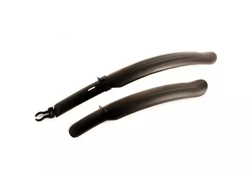 Крылья велосипедные Forward HG-4763, 24"-26", пластик, удлиненные, черный, 1FEPBK000253