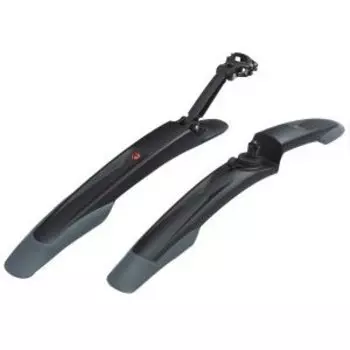 Крылья велосипедные HOG YFP-24, 26", быстросъемные, пластик, черные, HOG-24