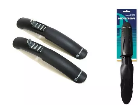 Крылья велосипедные HOGGER 12-16" комплект перед./задн. пластик, черный, FN-HG-203-0-BK