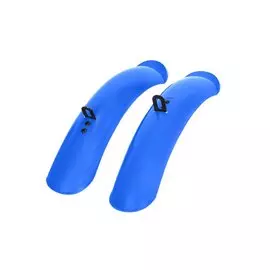Крылья велосипедные Juchuang PM-15 YS-7764, 18", комплект, пластик, синий, PM-15 dark blue
