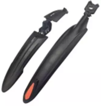 Крылья велосипедные комплект, Vinca Sport, 26х27,5, цвет черный, HN 67