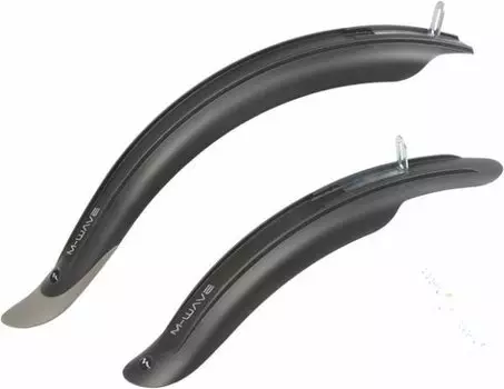 Крылья велосипедные M-WAVE, пластик, 16-20", черный, 5-386033