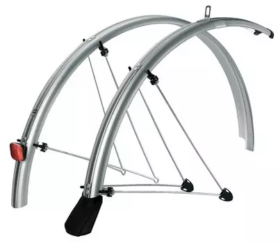 Крылья велосипедные SKS, 50 мм, 28", серебристый, 10970