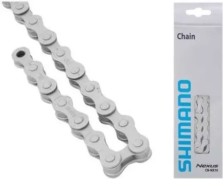 Велосипедная цепь Shimano NX10, 1/2"x1/8", односкоростная, 114 звеньев, ECNNX10C114I