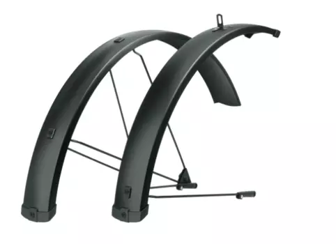 Крылья велосипедные SKS BLUEMELS 75 U, 27,5" - 29", black matt, 11527