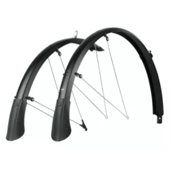 Крылья велосипедные SKS BLUEMELS MATT 28" 53, black, 10434