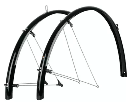 Крылья велосипедные SKS BLUEMELS SHINY 28″ 35, black, 10104