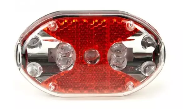 Фонарь задний (9 диодов, быстросъёмный с батарейками) JY-500T