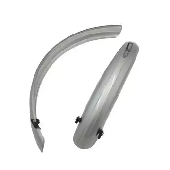 Крылья велосипедные SKS PET, 60мм, 20", серебристые, 6324 3063 21