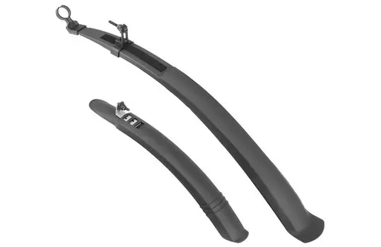 Крылья велосипедные Stels TEN-051, 24"-26", черный, пластик, 610190, LU086234