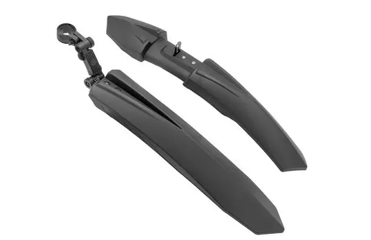 Крылья велосипедные STELS XGNB-063, комплект, 24"-26", пластик, полуфэт, чёрные, 610245