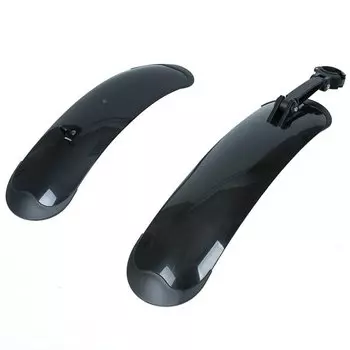 Крылья велосипедные STG FD-43 F/R, комплект, для колёс 24-26", для FATbike, пластик, черный, Х98853