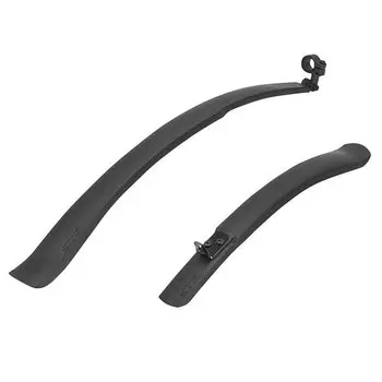 Крылья велосипедные STG STG-02, комплект, пластиковые, для колеса 26-28", чёрный, Х82730