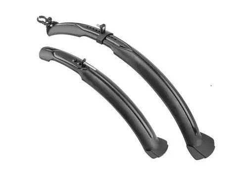 Крылья велосипедные TRIX, 27,5-29", комплект, ширина 60 мм, пластик, чёрный, XGNB-041-2