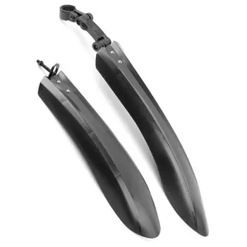 Крылья велосипедные Vinca Sport, комплект, 24"-26", черные, HN 55-1 OEM