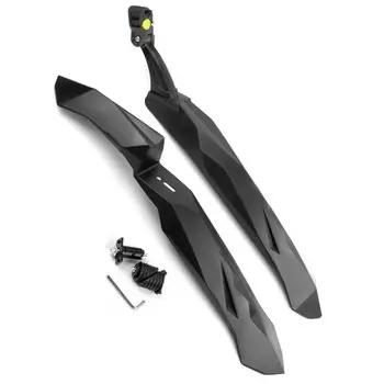 Крылья велосипедные Vinca Sport, комплект, 24-27.5", пластик, черный, HN 59 OEM