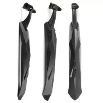 Крылья велосипедные Vinca Sport, комплект, 24-27.5", пластик, черный, HN 59-1 OEM