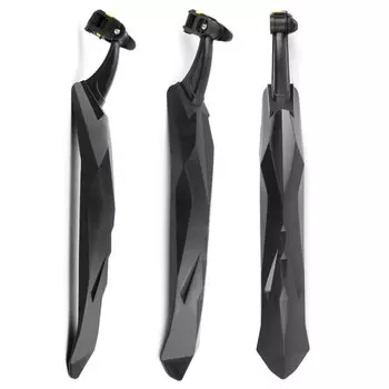 Крылья велосипедные Vinca Sport, комплект, 24-27.5", пластик, черный, HN 59-1 OEM